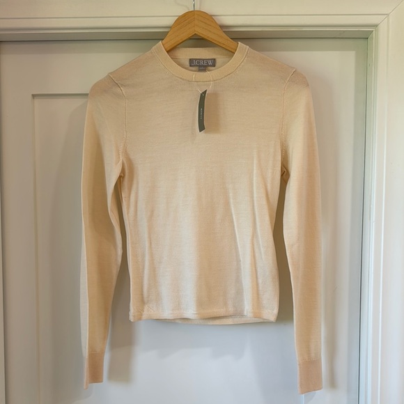 J. Crew Sweaters - J.Crew Soft Beige Long Sleeve Top